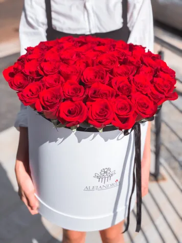 Imperial Red Roses FlowerBox