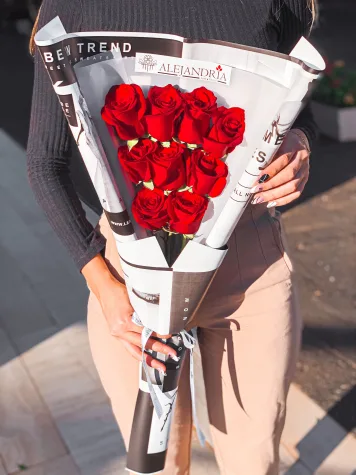 Ramo 9 Rosas Rojas