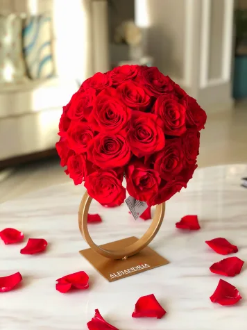 Engagement Ring "Red Roses"