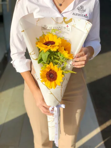 Ramo "3 Girasoles"