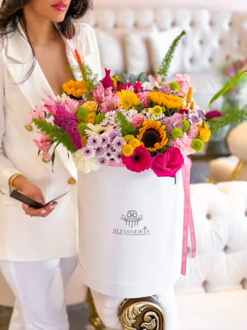 Box Imperial con girasoles