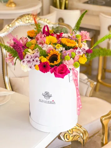 Box Imperial con girasoles