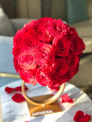 Engagement Ring "Red Roses"