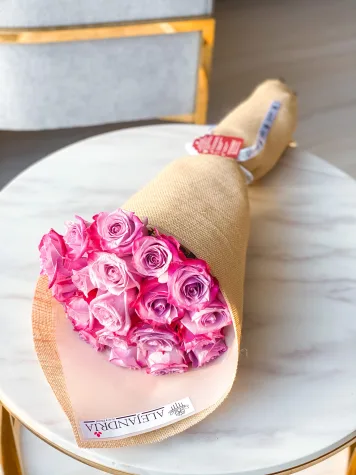 Ramo formato "Bouquet" 20 Pink Roses