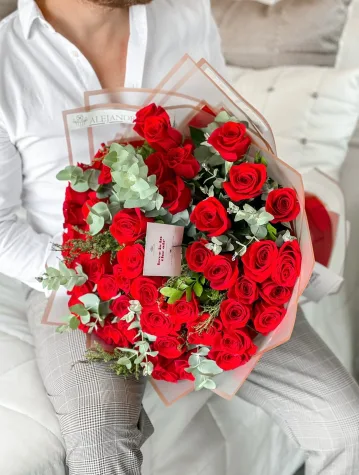 Ramo "Passion" 30 Rosas Rojas